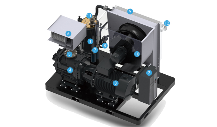 Two Stage Screw Air Compressor(图1)